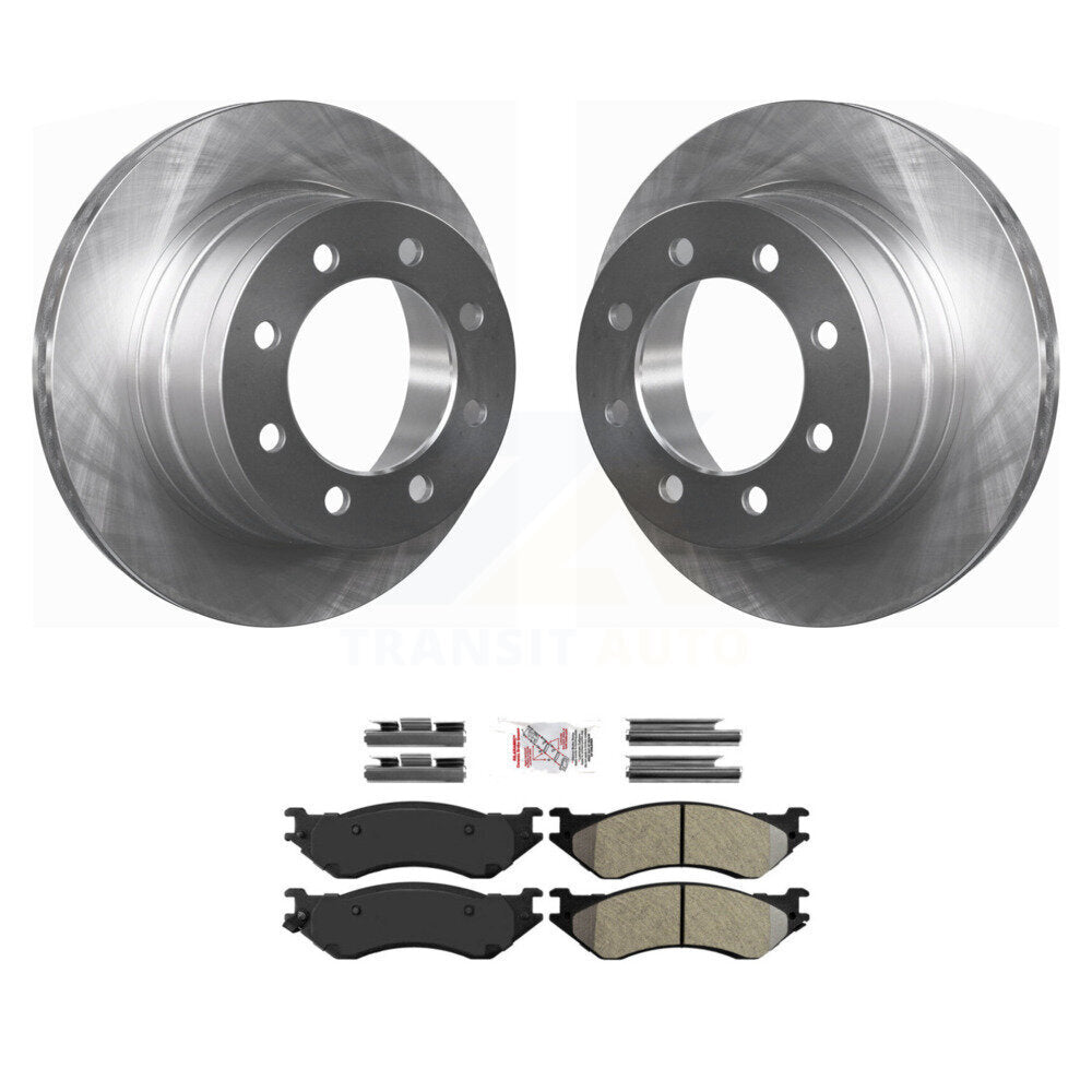 Kit de rotors de frein à disque arrière et plaquettes semi-métalliques pour Dodge Ram 1500 3500 2500