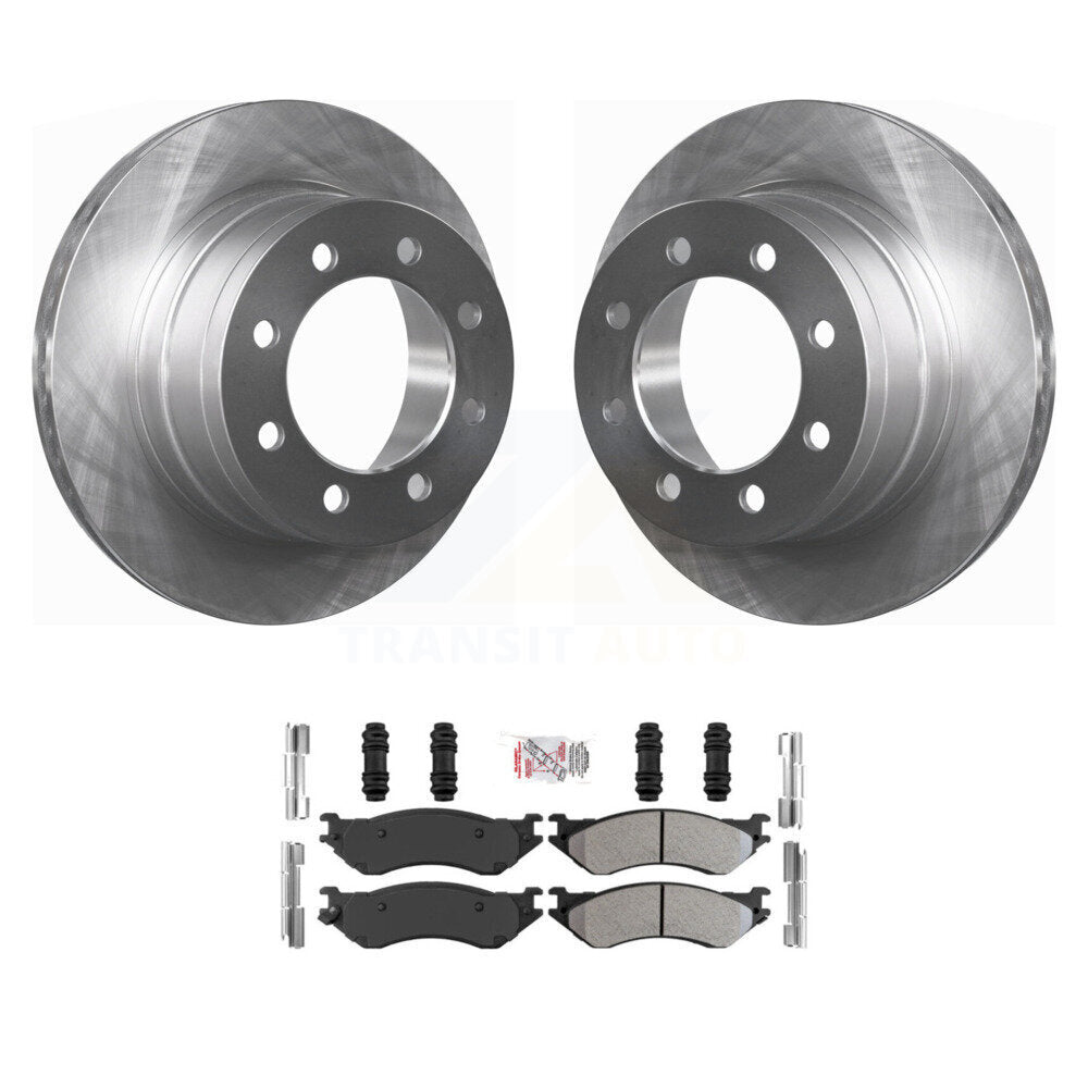 Kit de rotors de frein à disque arrière et plaquettes semi-métalliques pour Dodge Ram 1500 3500 2500