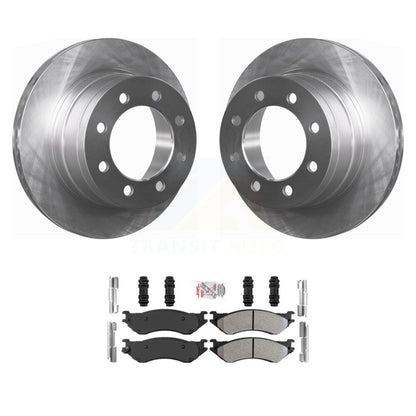 Kit de rotors de frein à disque arrière et plaquettes semi-métalliques pour Dodge Ram 1500 3500 2500