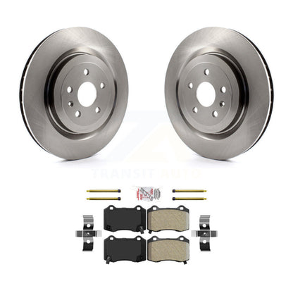 Rotors de frein à disque arrière et Kit de plaquettes semi-métalliques pour Chevrolet Camaro Cadillac CT