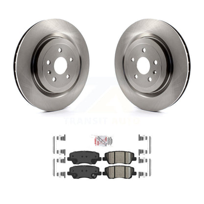 Kit de rotors de frein à disque arrière et de plaquettes en céramique pour Cadillac CTS 2015 6,2 L