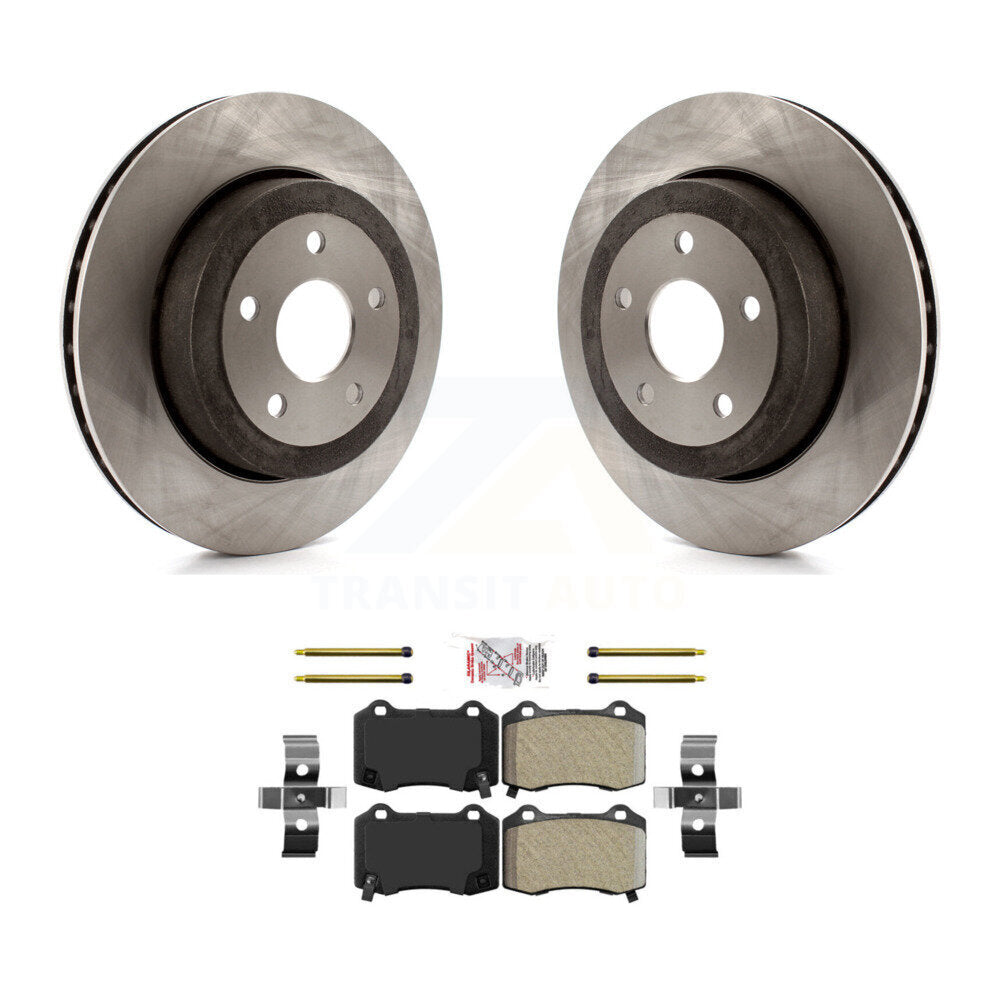 Rotors de frein arrière et kit de plaquettes semi-métalliques pour Jeep Grand Cherokee SRT 2006-2010