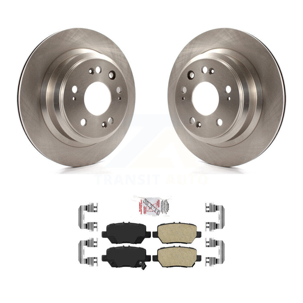 Kit de disques de frein à disque arrière et plaquettes en céramique pour Acura RL 2005-2012 K8A-101133