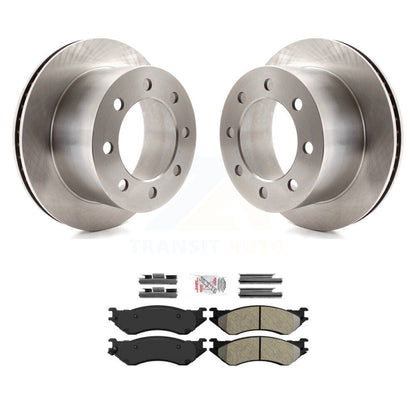 Rotors de frein à disque arrière et kit de plaquettes semi-métalliques pour Dodge Ram 2001 2002 2500 350