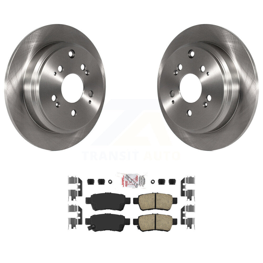 Kit de disques de frein à disque arrière et plaquettes en céramique pour Honda Odyssey 2005-2010