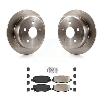 Kit de rotors de frein à disque arrière et plaquettes en céramique pour Jeep Wrangler JK K8A-101170