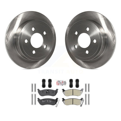 Kit de disques de frein à disque arrière et plaquettes semi-métalliques pour Jeep Liberty Wrangler TJ