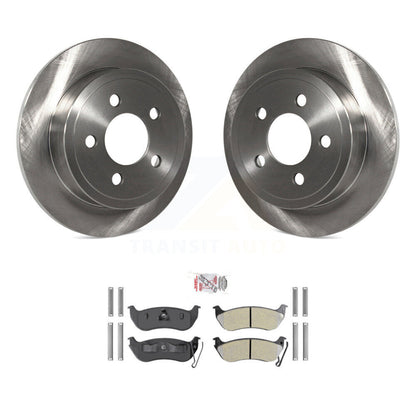 Kit de disques de frein à disque arrière et plaquettes semi-métalliques pour Jeep Liberty Wrangler TJ