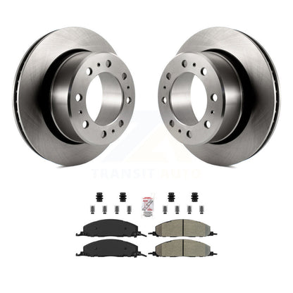 Kit de rotors de frein à disque arrière et plaquettes semi-métalliques pour Ram 3500 2500 1500 Dodge