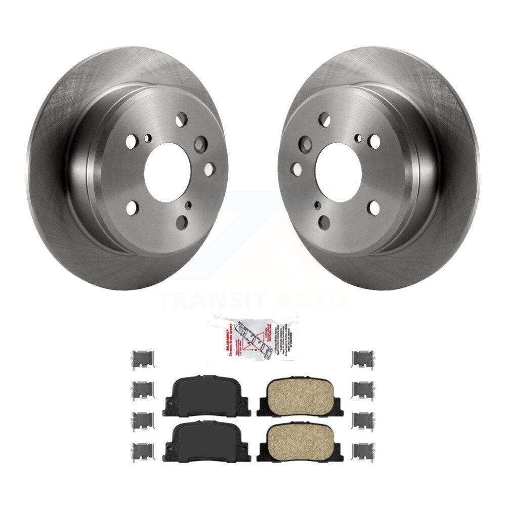 Kit de rotors de frein à disque arrière et plaquettes en céramique pour Toyota Camry Lexus ES300