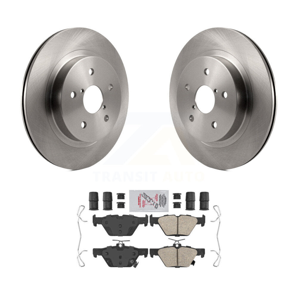 Kit de rotors de frein à disque arrière et plaquettes en céramique pour Subaru Outback WRX Legacy