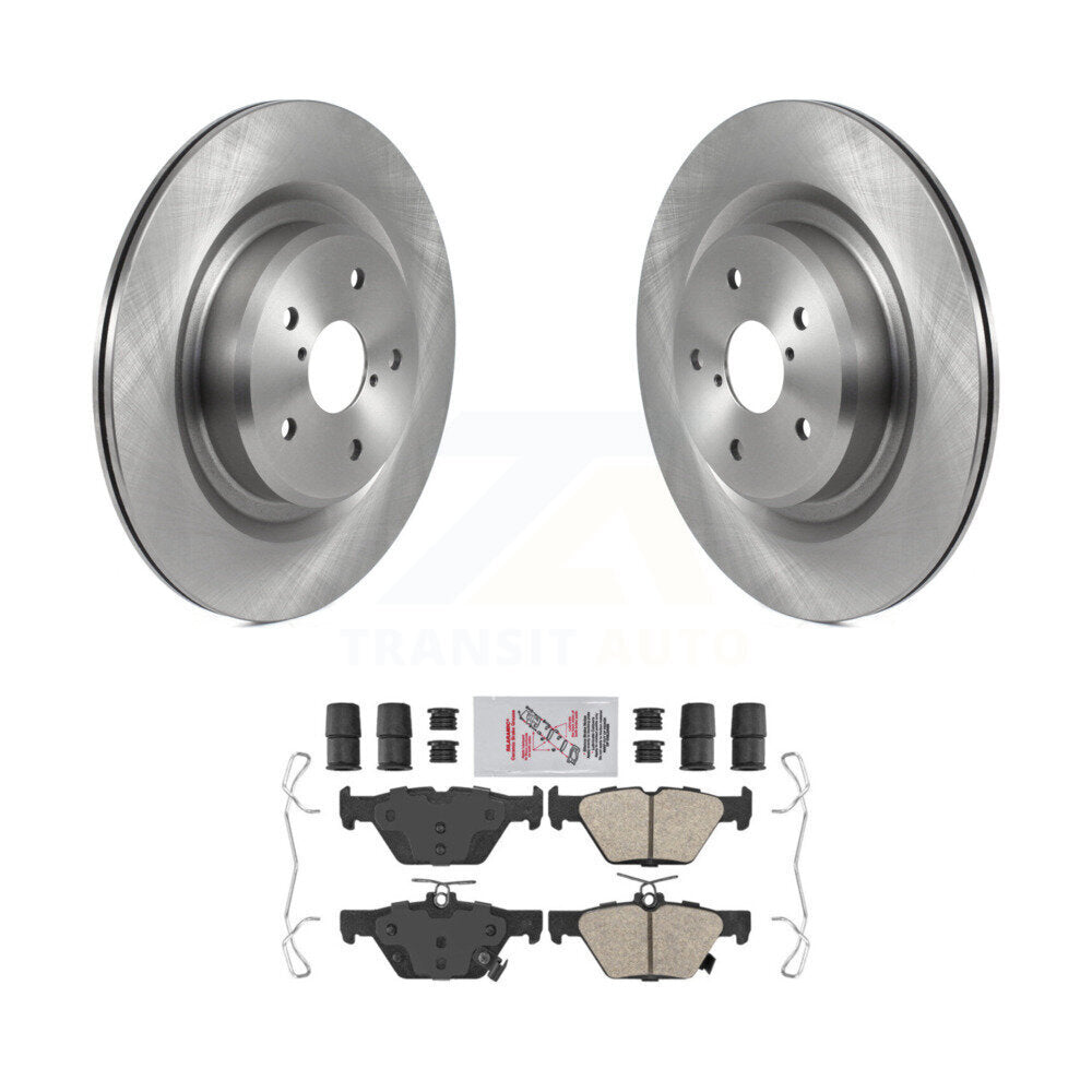 Kit de disques de frein à disque arrière et de plaquettes en céramique pour Subaru Ascent 2019-2024