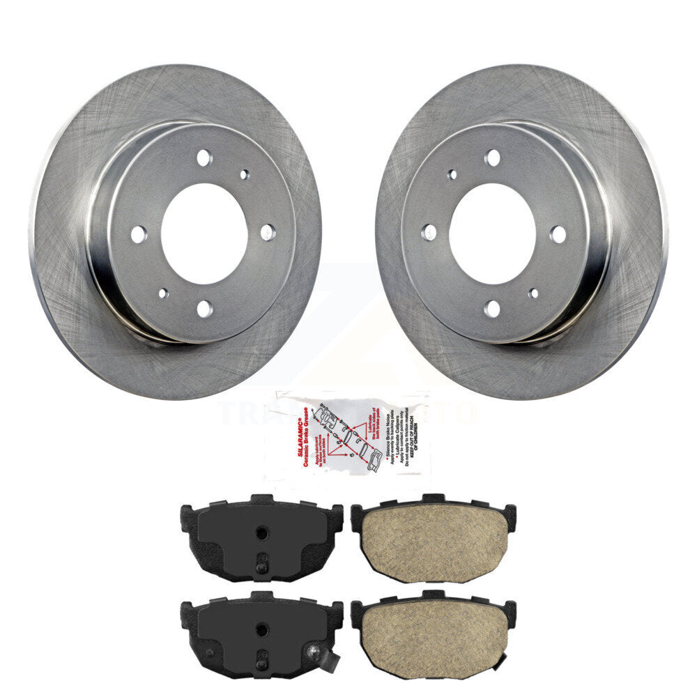 Kit de rotors de frein à disque arrière et plaquettes en céramique pour Hyundai Elantra Tiburon