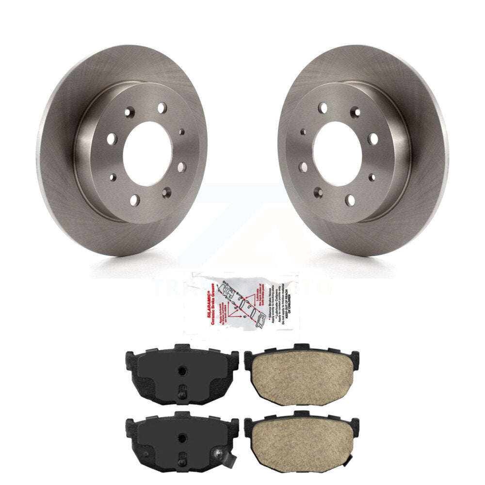 Kit de rotors de frein à disque arrière et plaquettes en céramique pour Kia Spectra Spectra5 K8A-101230