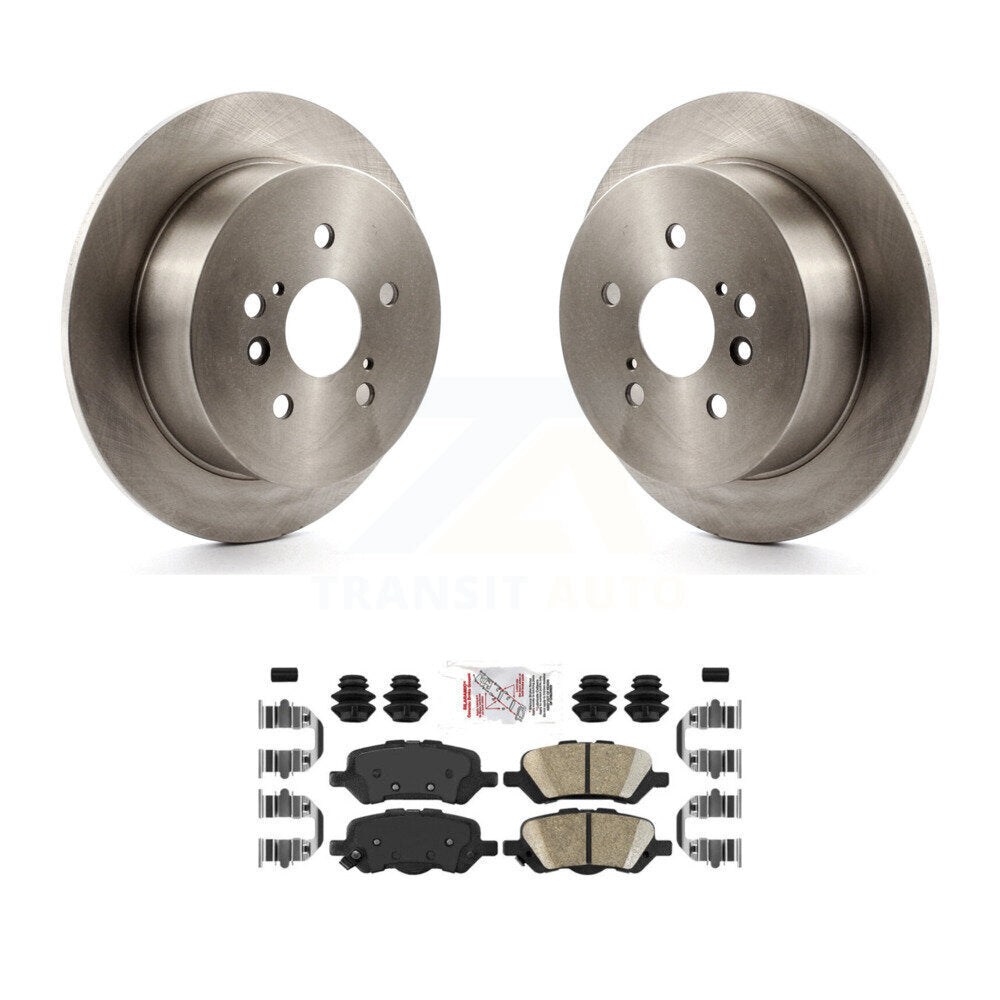 Kit de disques de frein à disque arrière et plaquettes en céramique pour Toyota Venza 2009-2016