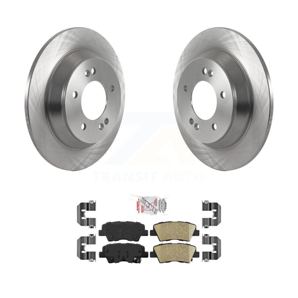 Kit de rotors de frein à disque arrière et plaquettes en céramique, pour Hyundai Kona Kia Soul K8A-10125