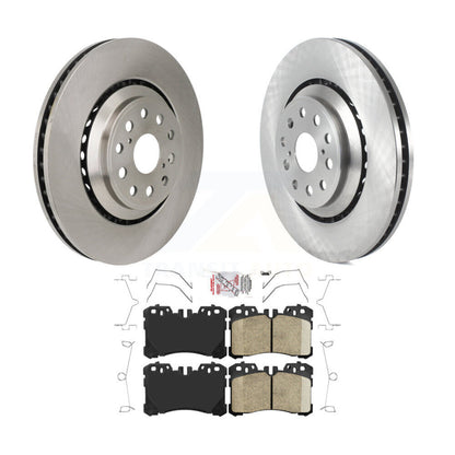 Rotors de frein à disque avant et Kit de plaquettes en céramique pour Lexus LS460 LS500 LS600h LS500