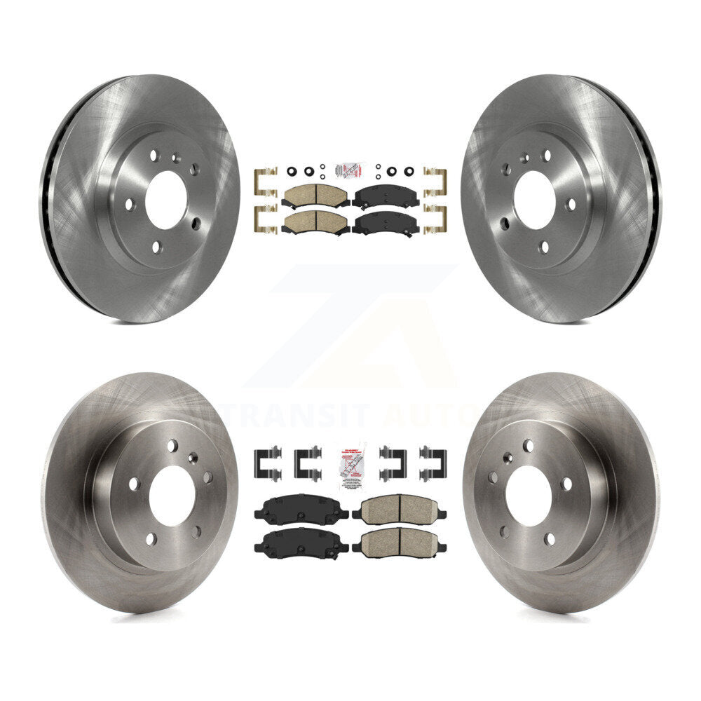 Kit de plaquettes en céramique et de rotors de frein à disque avant et arrière, pour Buick Lucerne K8A-101282