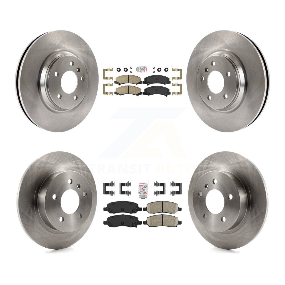 Kit de rotors de frein à plaquettes en céramique avant et arrière, pour Buick Lucerne Cadillac DT 2006 – 2011