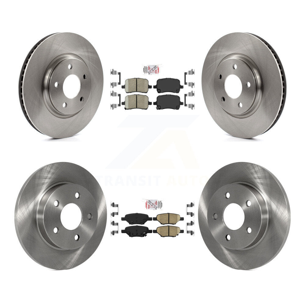 Kit de Rotor de frein à plaquettes en céramique avant et arrière, pour Chevrolet Cobalt Saturn Ion Malibu G