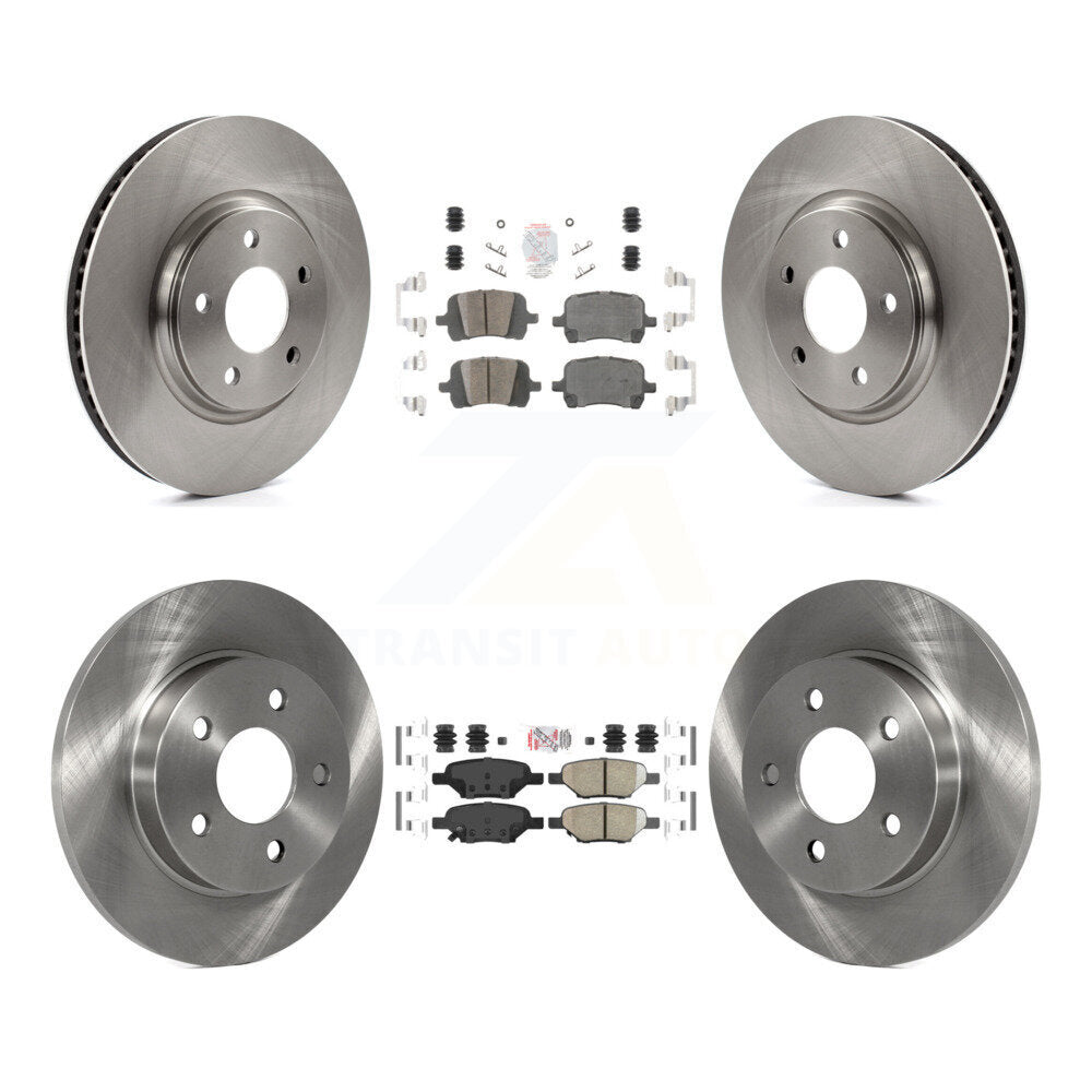 Kit de Rotor de frein à plaquettes en céramique avant et arrière, pour Chevrolet Malibu Pontiac G5 G6 Cobal