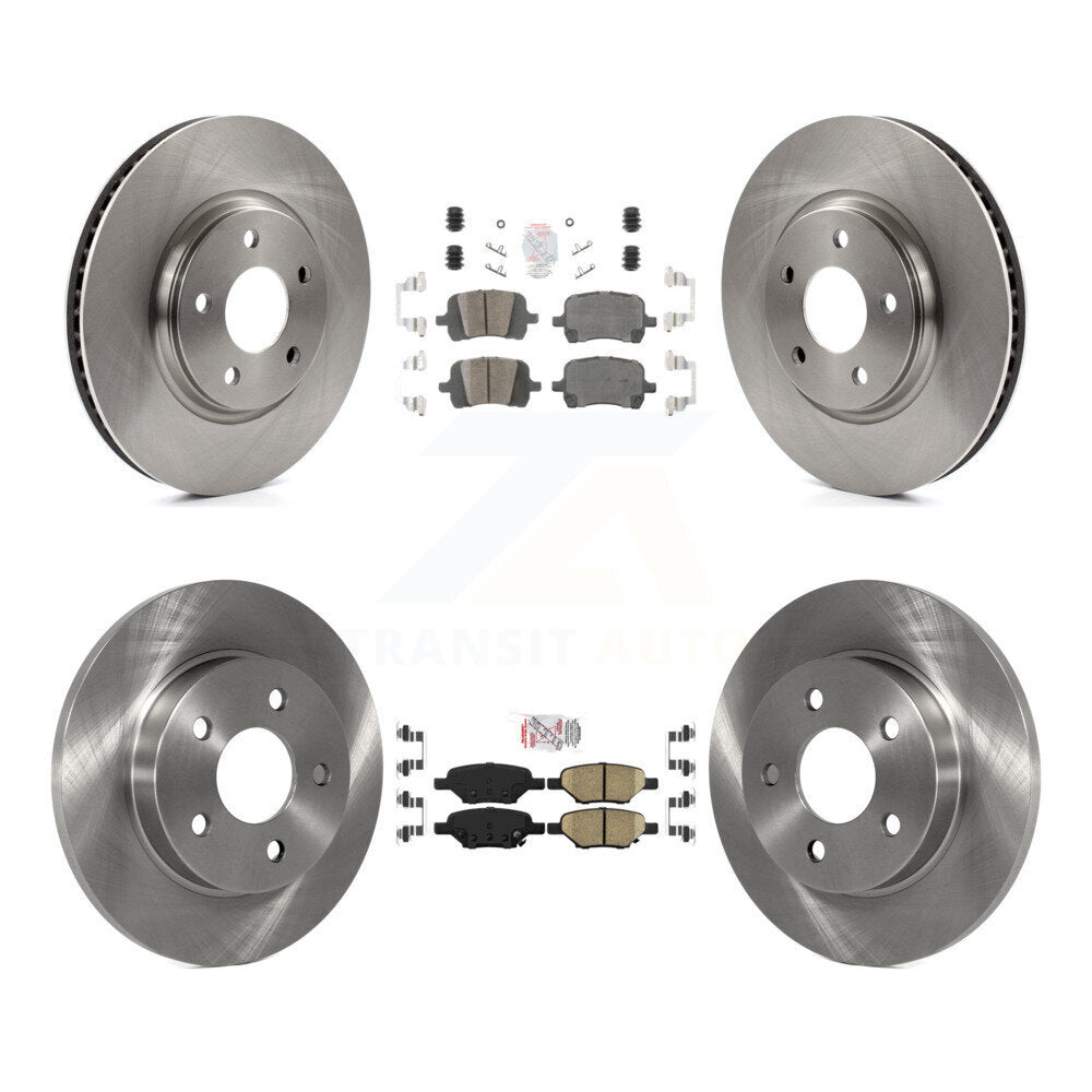 Kit de Rotor de frein à plaquettes en céramique avant et arrière, pour Chevrolet Malibu Pontiac G5 G6 Cobal