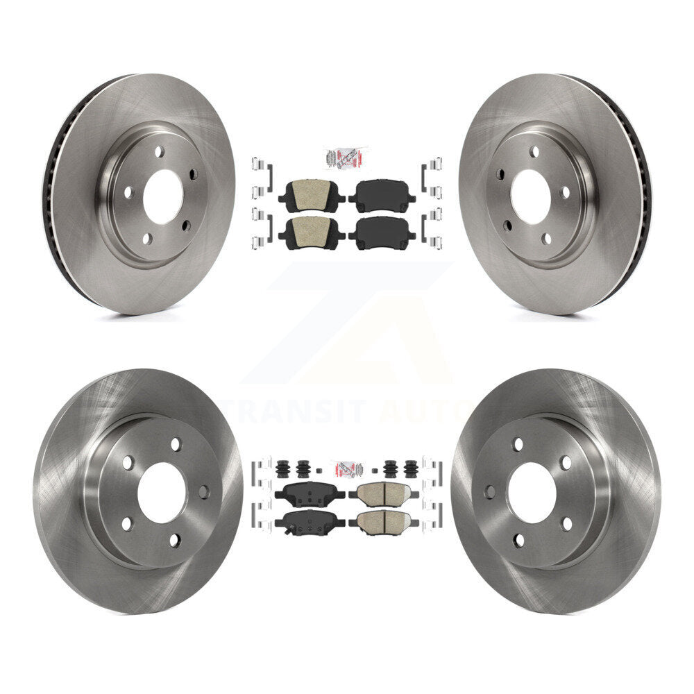 Kit de Rotor de frein à plaquettes en céramique avant et arrière, pour Chevrolet Malibu Pontiac G5 G6 Cobal