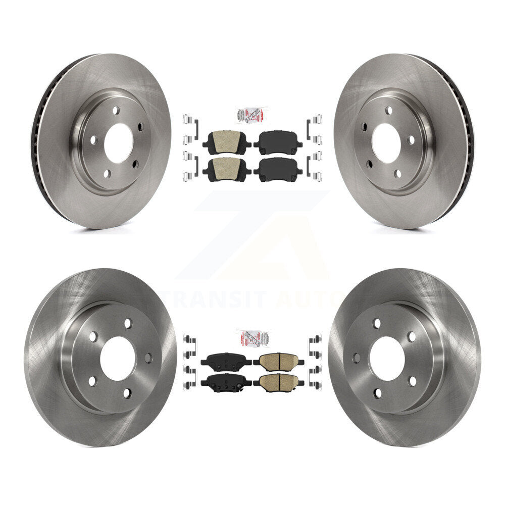 Kit de Rotor de frein à plaquettes en céramique avant et arrière, pour Chevrolet Malibu Pontiac G5 G6 Cobal