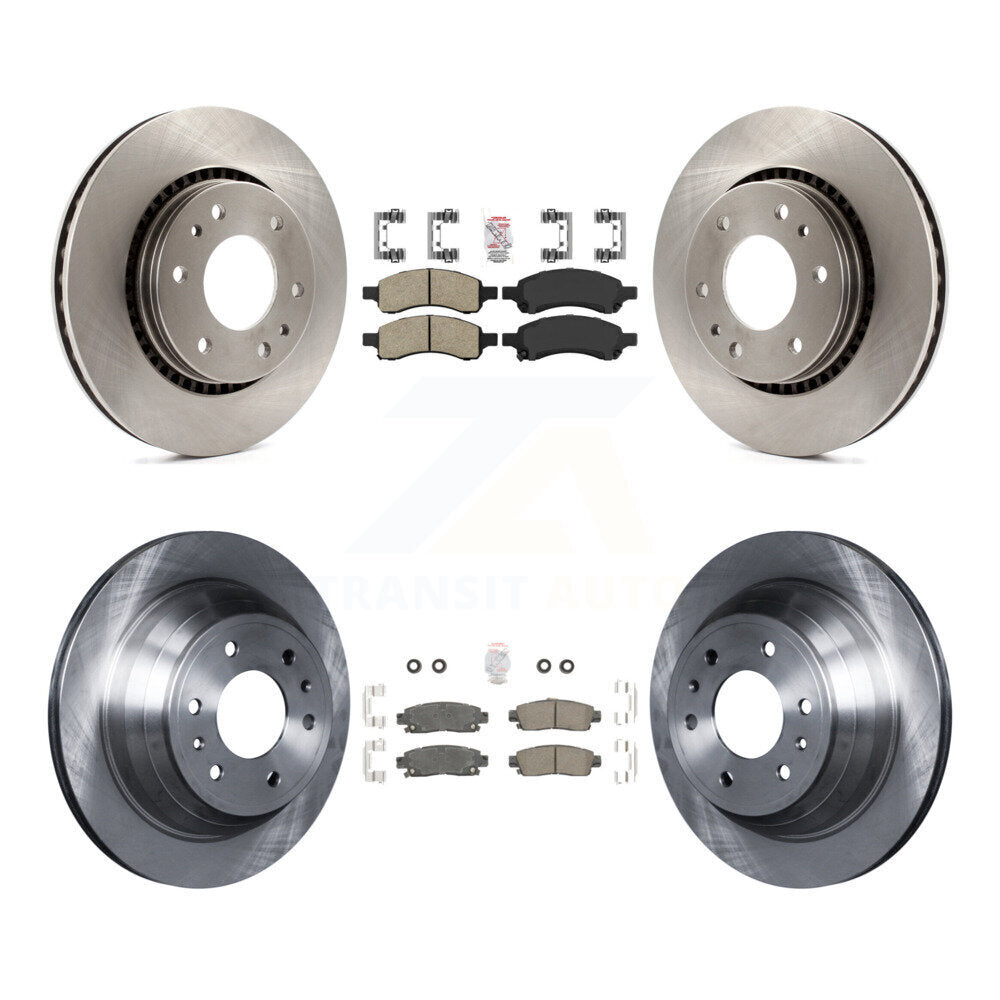 Kit de Rotor de frein à plaquettes en céramique avant et arrière, pour Chevrolet Trailblazer GMC envoyé Buic