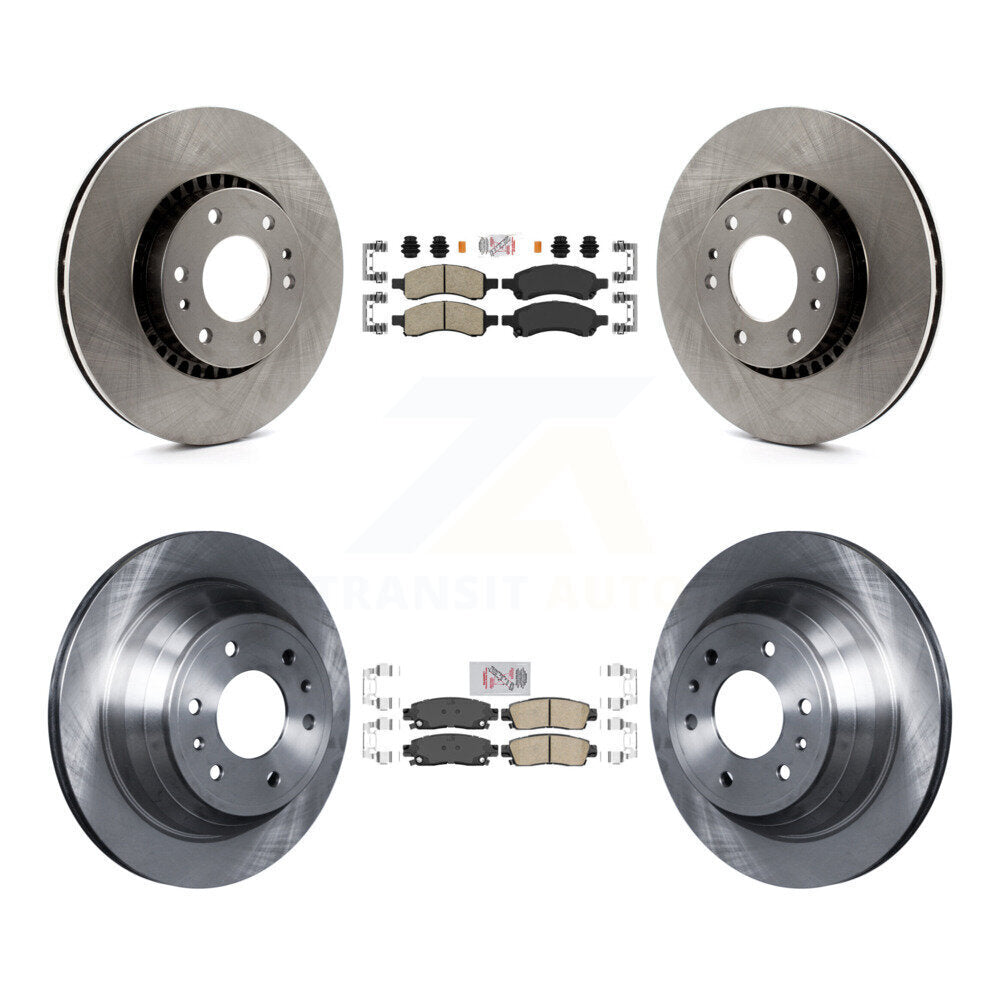 Kit de plaquettes en céramique et de rotors de frein avant et arrière, pour Chevrolet Trailblazer GMC Envoy X