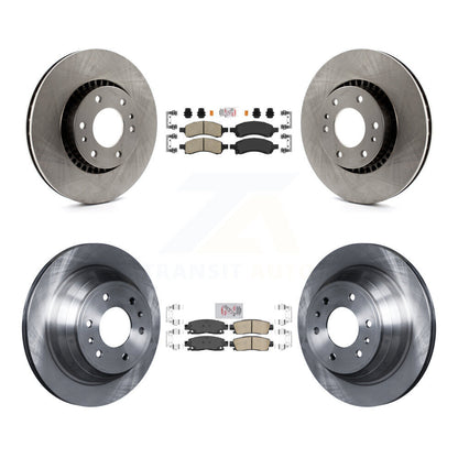 Kit de plaquettes en céramique et de rotors de frein avant et arrière, pour Chevrolet Trailblazer GMC Envoy X
