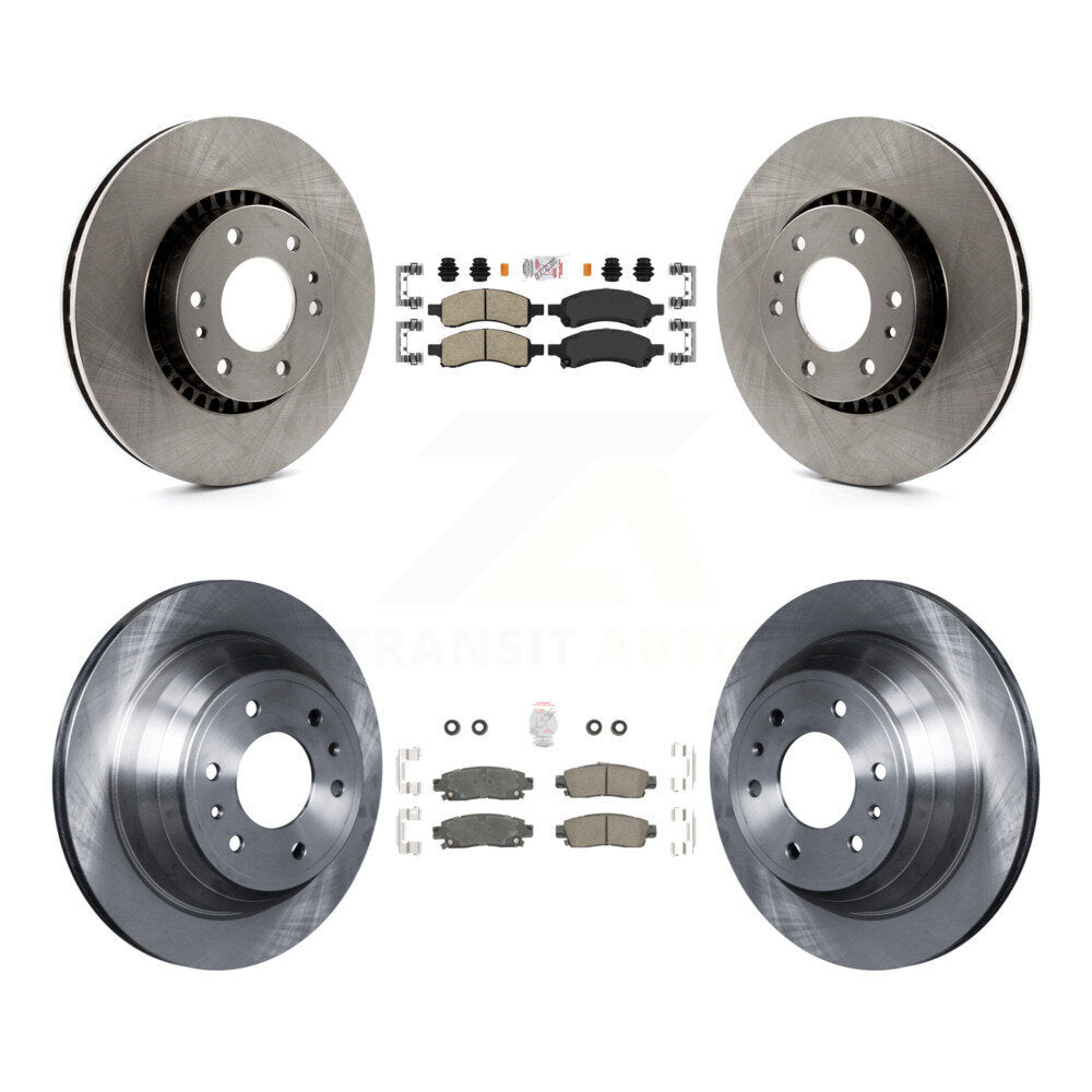 Kit de plaquettes en céramique et de rotors de frein avant et arrière, pour Chevrolet Trailblazer GMC Envoy X