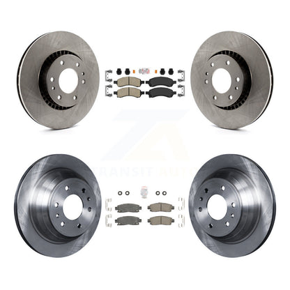 Kit de plaquettes en céramique et de rotors de frein avant et arrière, pour Chevrolet Trailblazer GMC Envoy X