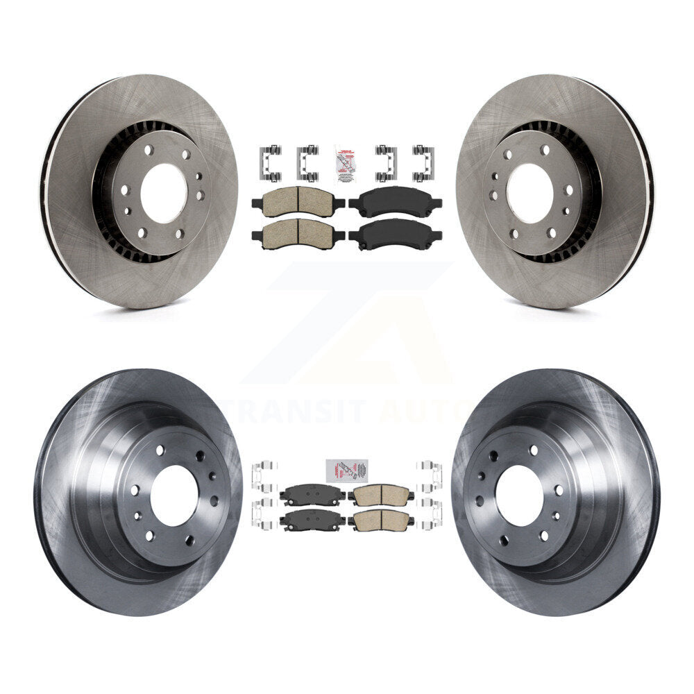 Kit de plaquettes en céramique et de rotors de frein avant et arrière, pour Chevrolet Trailblazer GMC Envoy X