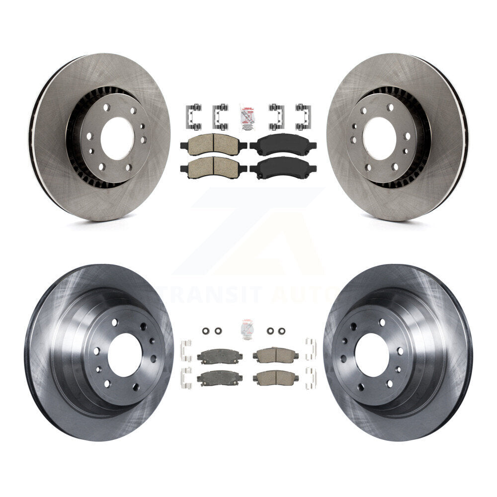 Kit de plaquettes en céramique et de rotors de frein avant et arrière, pour Chevrolet Trailblazer GMC Envoy X