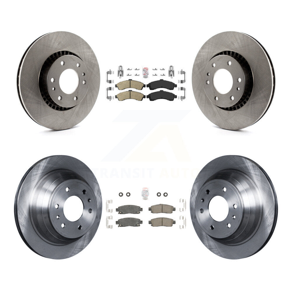 Kit de plaquettes en céramique et de rotors de frein avant et arrière, pour Chevrolet GMC Trailblazer Envoy X