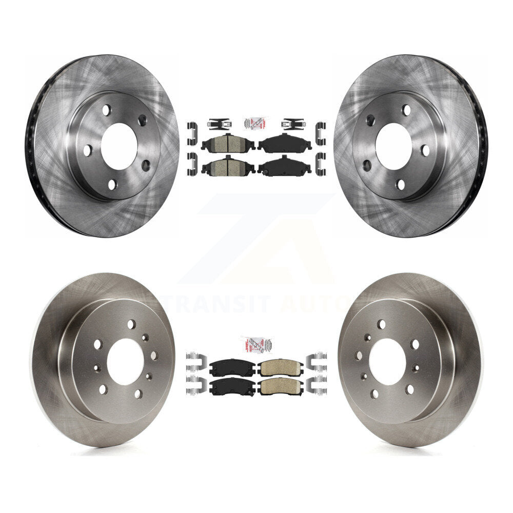 Kit de plaquettes en céramique et Rotor de frein avant et arrière, pour Pontiac Grand Am Oldsmobile Aler