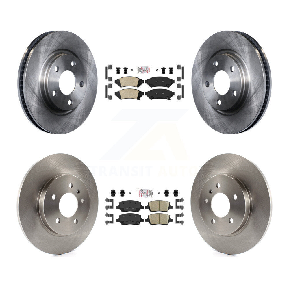 Kit de rotors de frein à plaquettes en céramique avant et arrière, pour Chevrolet Uplander Buick Terraza FW