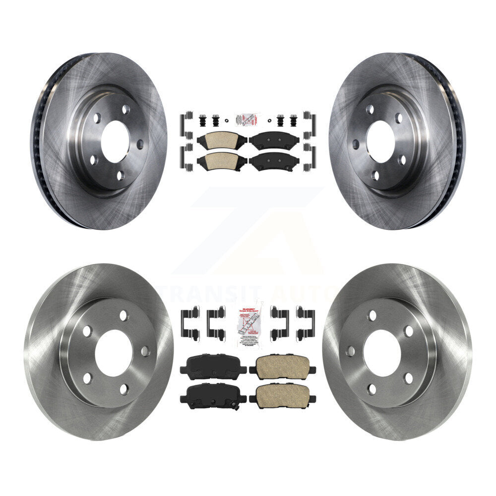 Kit de plaquettes en céramique et Rotor de frein avant et arrière, pour Buick LaCrosse Pontiac Grand Pri