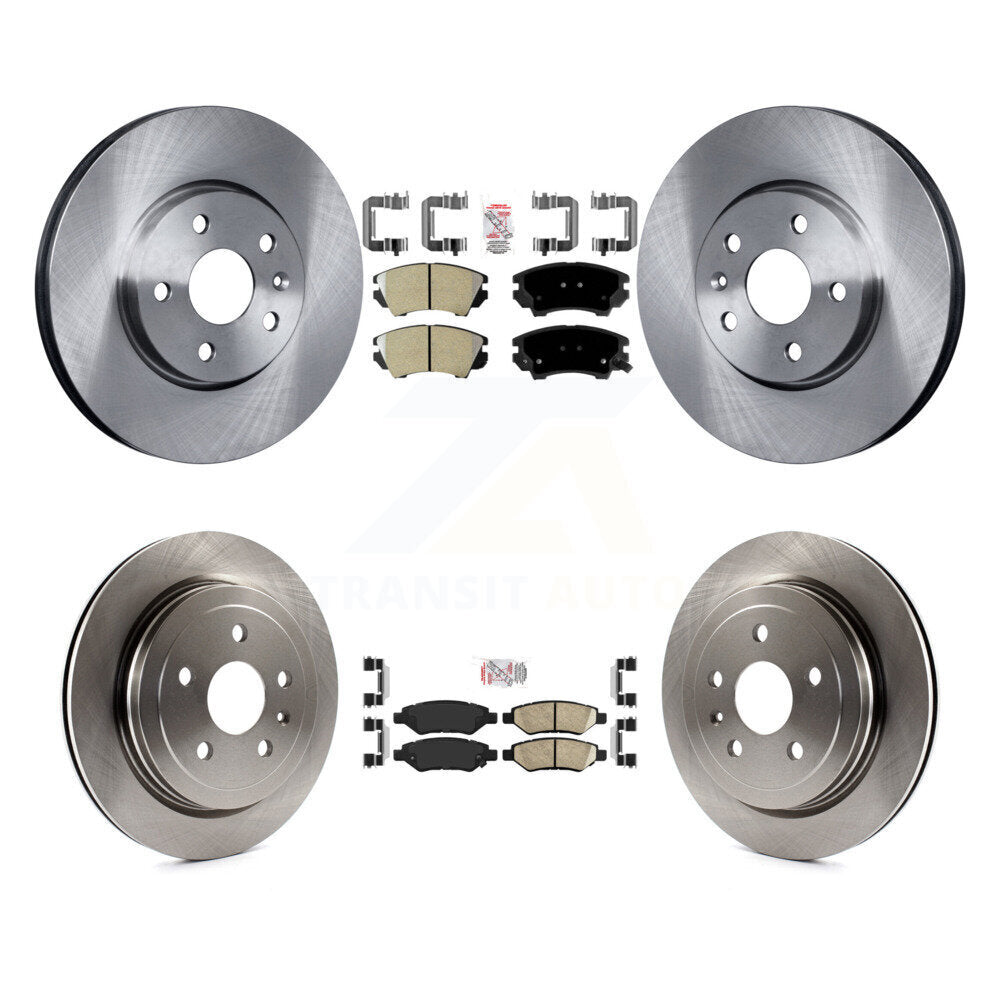 Kit de rotors de frein à plaquettes en céramique, semi-métalliques, avant et arrière, pour Chevrolet Camaro LT L