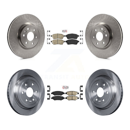 Kit de plaquettes en céramique et de rotors de frein à disque avant et arrière, pour Cadillac SRX Saab 9-4X