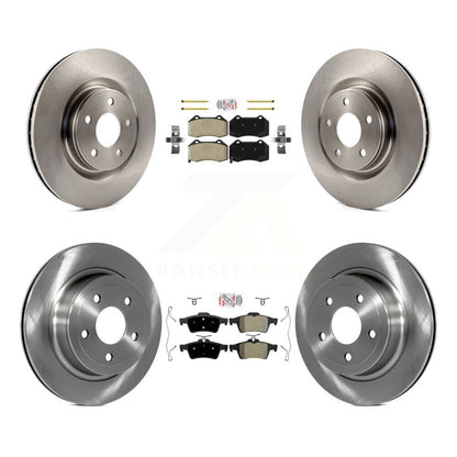 Kit de plaquettes semi-métalliques avant et arrière et Rotor de frein pour Chevrolet Cobalt S 2008 – 2010