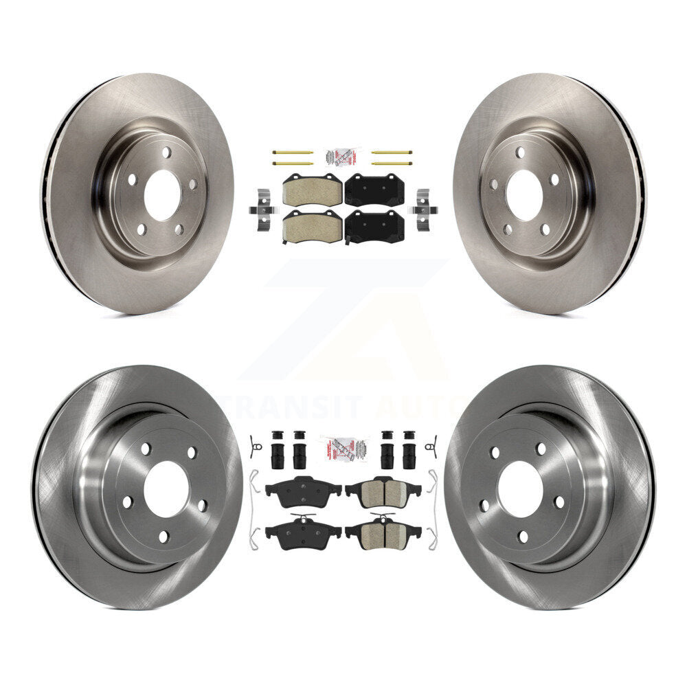Kit de plaquettes en céramique et Rotor de frein, semi-métalliques, avant et arrière, pour Chevrolet Cobalt S