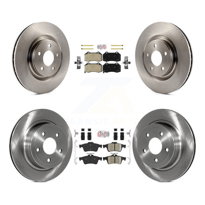 Kit de plaquettes en céramique et Rotor de frein, semi-métalliques, avant et arrière, pour Chevrolet Cobalt S