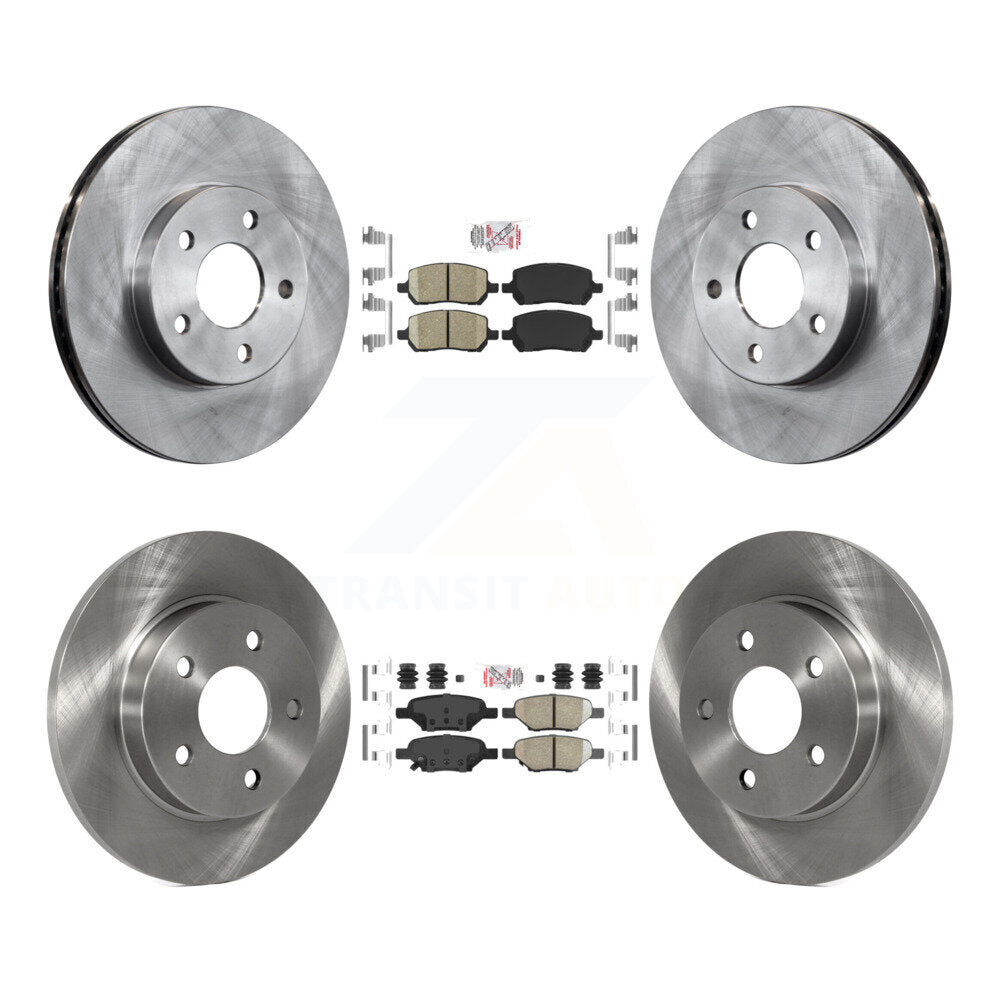 Kit de plaquettes en céramique et de disques de frein avant et arrière, pour Pontiac G5 K8A-101356