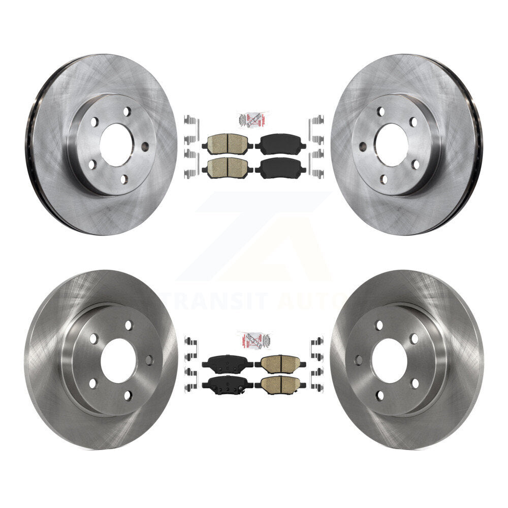 Kit de plaquettes en céramique et de disques de frein avant et arrière, pour Pontiac G5 K8A-101357