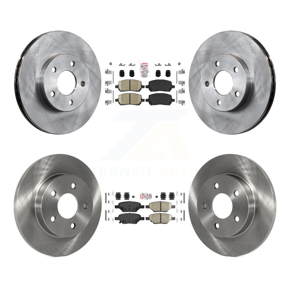 Kit de plaquettes en céramique et de disques de frein avant et arrière, pour Pontiac G5 K8A-101358