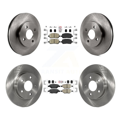 Kit de plaquettes en céramique et de rotors de frein à disque avant et arrière, pour Pontiac G5 Pursuit