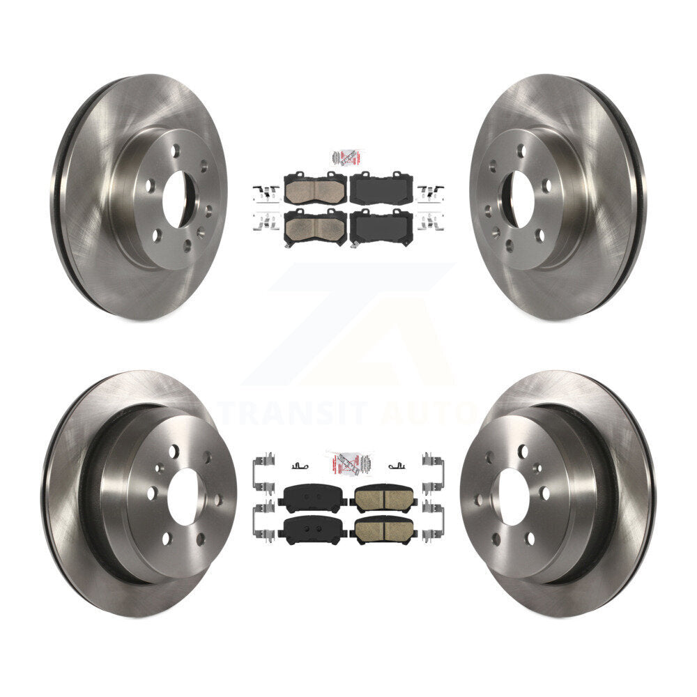 Kit de plaquettes de frein en céramique et disques de frein avant et arrière, pour Chevrolet Colorado GMC Canyo