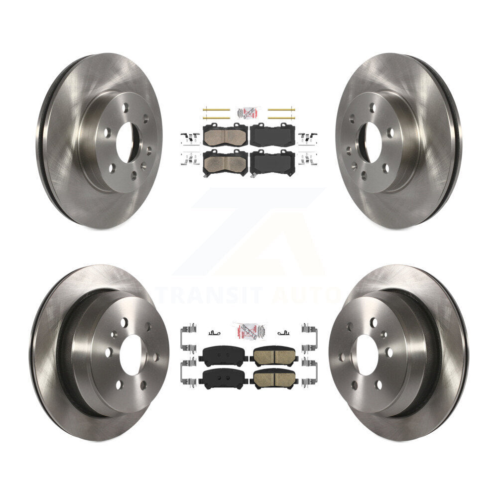 Kit de plaquettes de frein en céramique et disques de frein avant et arrière, pour Chevrolet Colorado GMC Canyo